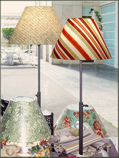 Nathalie Hannon french designer, creates custom-made lampshades